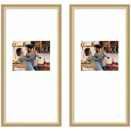 Kate and Laurel Florence Gold Photo Frame Set